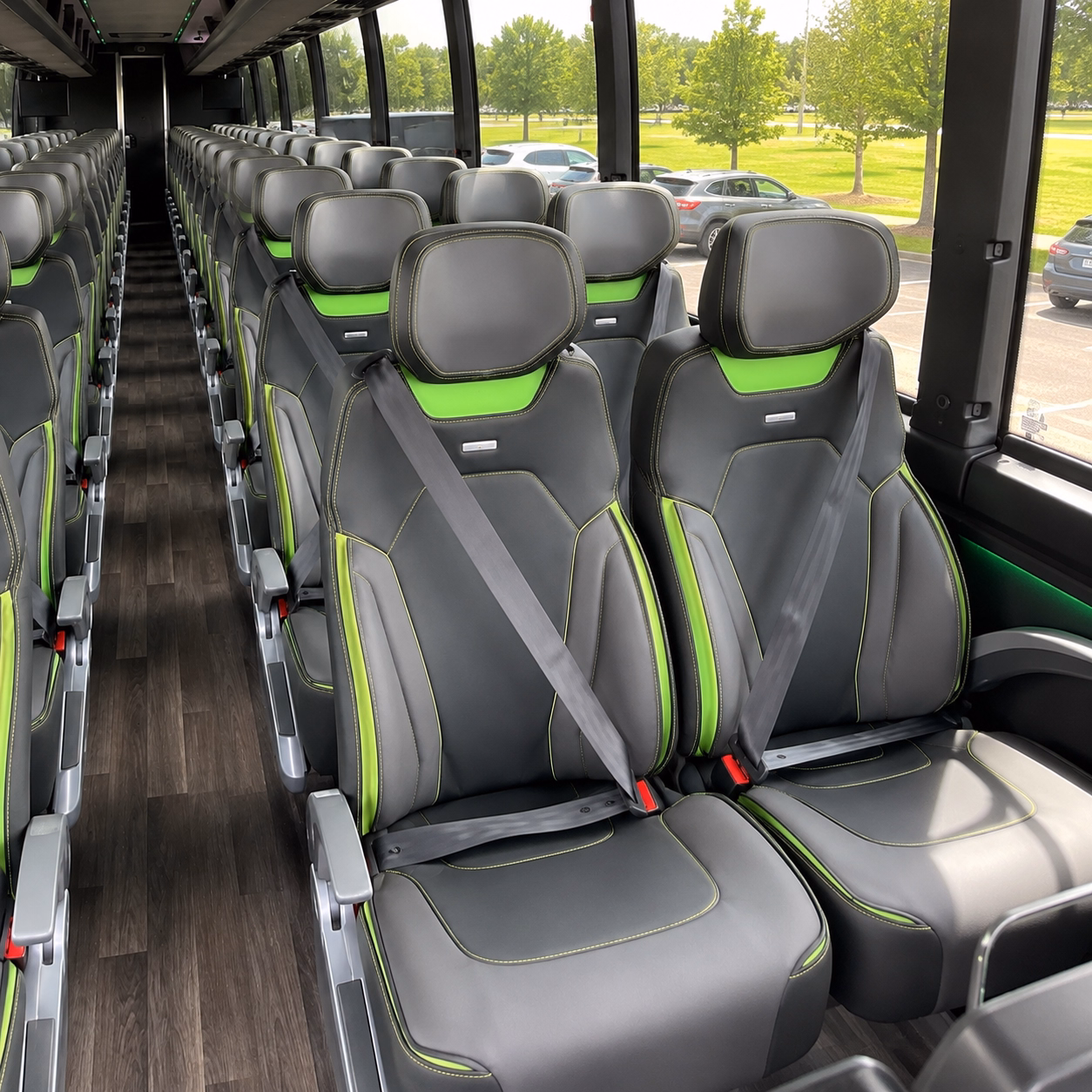 charter buses and party buses for dort financial center concerts