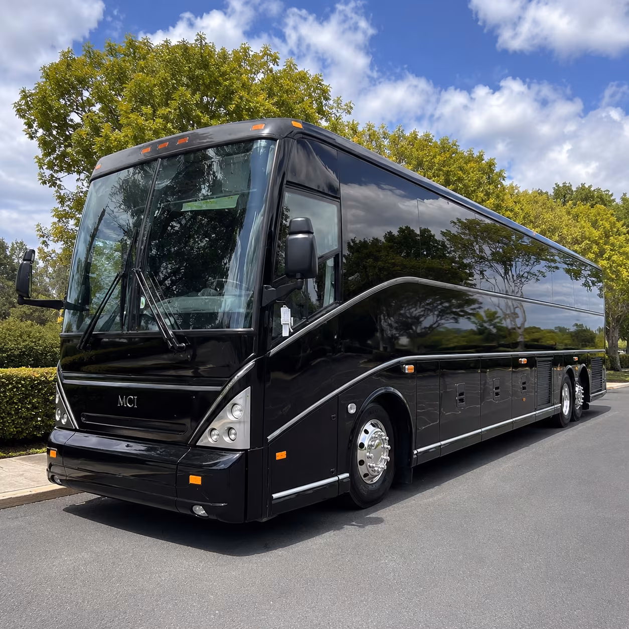 detroit long distance charter bus rental