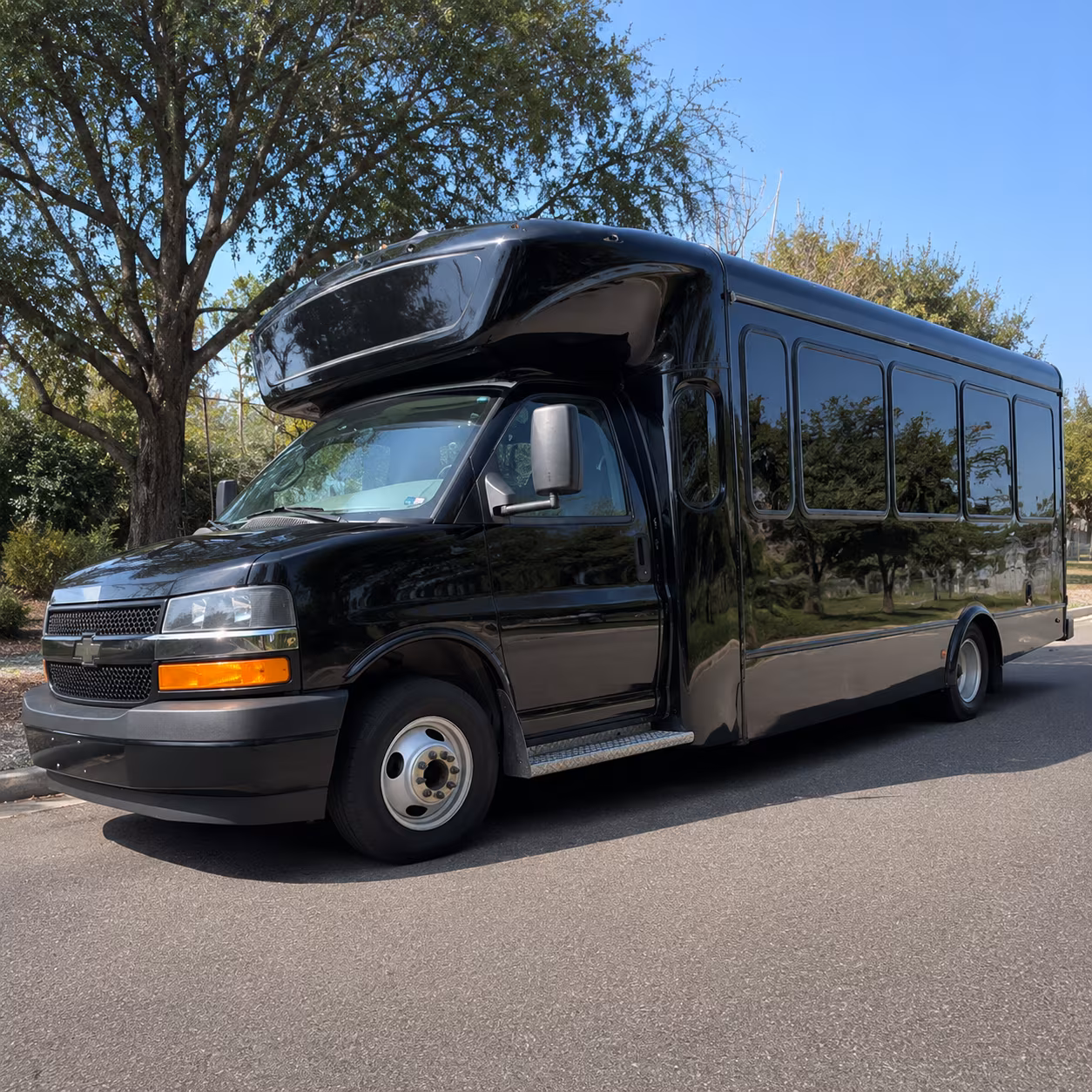 flint holiday party bus rental