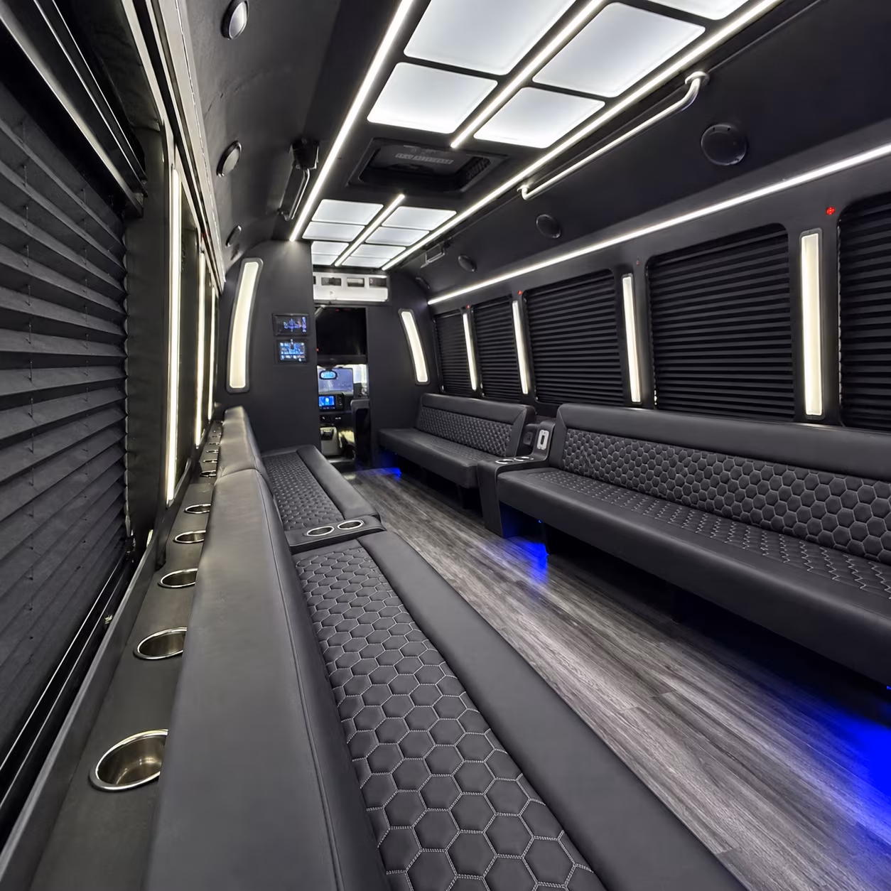 flint party bus rentals inside