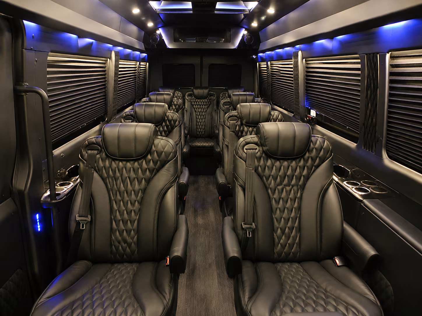 flint private event transportation onboard seating
