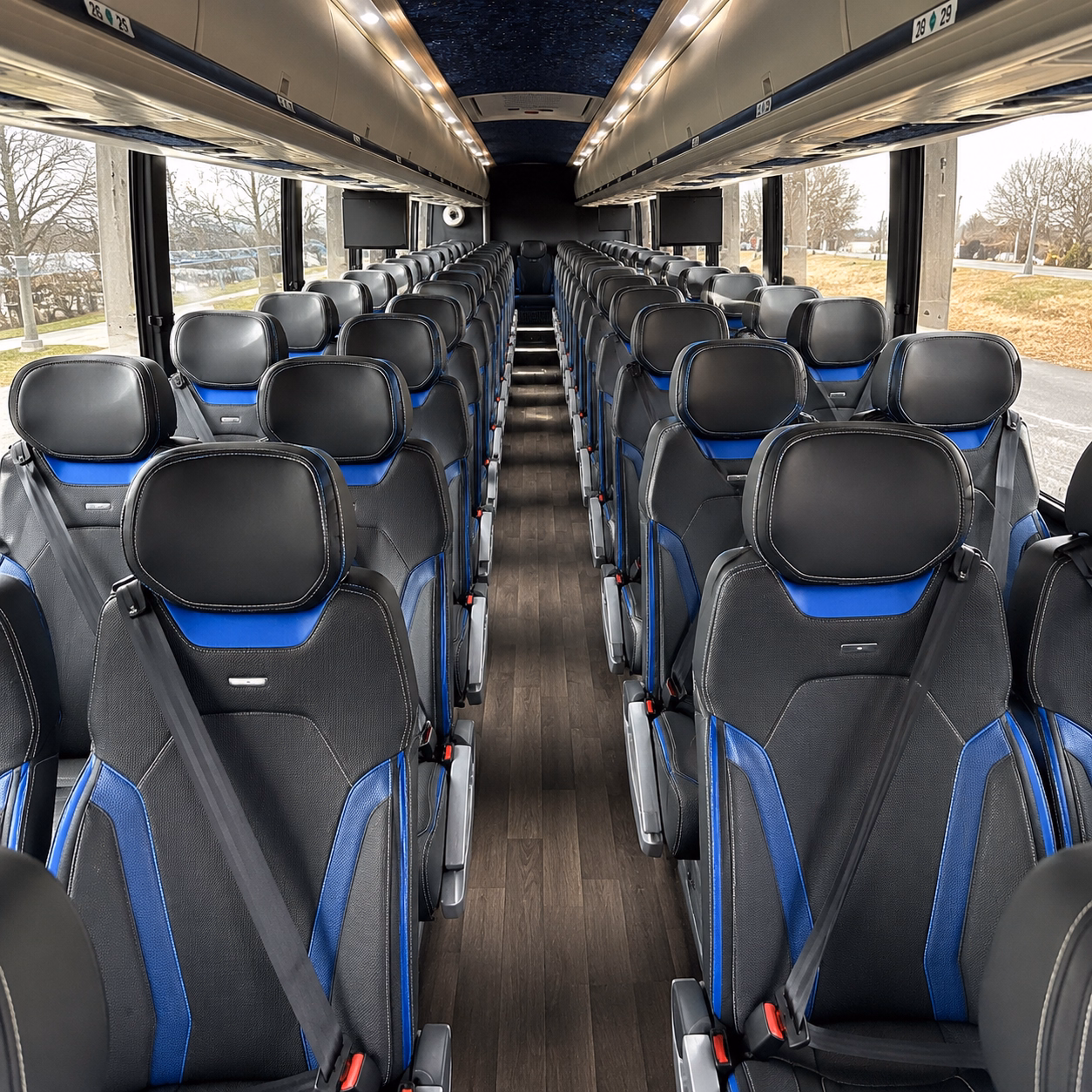 warren college sports team and fan group charter bus rentals in warren
