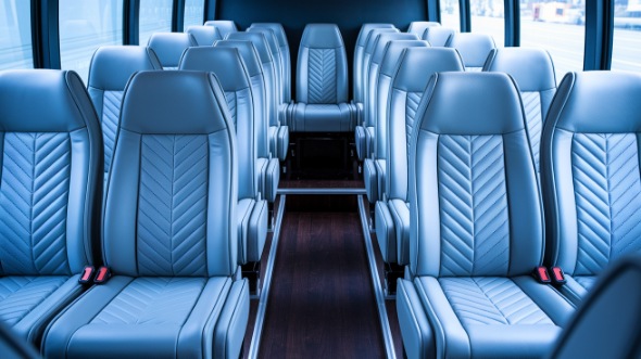 30 passenger minibus inside lansing